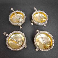 Set of Four Victorian Silver Salts (2 of 5) Set of Four Victorian Silver Salts (2 of 5)
