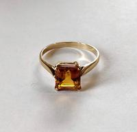 Vintage 9ct Gold Citrine Solitaire Ring Size Q (5 of 8) Vintage 9ct Gold Citrine Solitaire Ring Size Q (5 of 8)