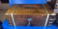 Victorian Brass-bound Walnut Writing Slope with Secret Drawers (32 of 39) Victorian Brass-bound Walnut Writing Slope with Secret Drawers (32 of 39)