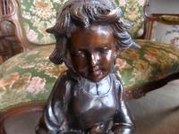 A Victorian Heavy Bronze Girl with Goose (8 of 10) A Victorian Heavy Bronze Girl with Goose (8 of 10)