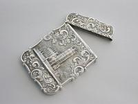 Victorian Silver Castle-top Card Case - St Luke's Church, Liverpool by Nathaniel Mills, Birmingham, 1845 (6 of 12) Victorian Silver Castle-top Card Case - St Luke's Church, Liverpool by Nathaniel Mills, Birmingham, 1845 (6 of 12)