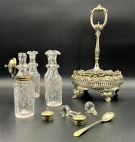 Fabulous Quality 19thc Victorian Silver Plated Cruet Set Inc 5 Cut Glass Bottles (3 of 12) Fabulous Quality 19thc Victorian Silver Plated Cruet Set Inc 5 Cut Glass Bottles (3 of 12)