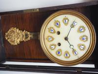 Rare Early Wall Clock Large Dial Rosewood 8 Day Striking Vienna Wall Clock (7 of 10) Rare Early Wall Clock Large Dial Rosewood 8 Day Striking Vienna Wall Clock (7 of 10)