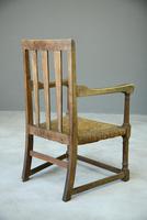 Arts & Crafts Oak & Rush Chair (2 of 8) Arts & Crafts Oak & Rush Chair (2 of 8)