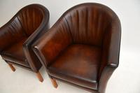 Pair of Danish Vintage Leather Armchairs by Mogens Hansen (4 of 7) Pair of Danish Vintage Leather Armchairs by Mogens Hansen (4 of 7)