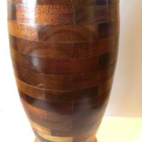 Large Vintage Wooden Segment Table Lamp (4 of 6) Large Vintage Wooden Segment Table Lamp (4 of 6)
