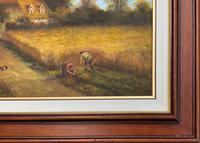 Original Victorian Harvest Countryside Landscape Oil Painting (9 of 10) Original Victorian Harvest Countryside Landscape Oil Painting (9 of 10)