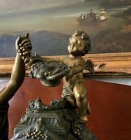 Beautiful 19thc French 3-piece 8-day Gilt-bronzed Spelter Garniture Mantle Clock (6 of 16) Beautiful 19thc French 3-piece 8-day Gilt-bronzed Spelter Garniture Mantle Clock (6 of 16)
