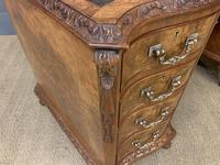 Burr Walnut Pedestal Desk by Maple and Co (11 of 18) Burr Walnut Pedestal Desk by Maple and Co (11 of 18)