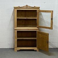 Attractive Small Pine Display Cabinet C.1900 (2 of 4) Attractive Small Pine Display Cabinet C.1900 (2 of 4)