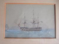 Small 19th Century Naive Style Watercolour of a Sailing Ship (2 of 2) Small 19th Century Naive Style Watercolour of a Sailing Ship (2 of 2)