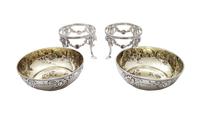 Pair of Antique Edwardian Sterling Silver Bowls / Dishes on Stands 1901 (2 of 9) Pair of Antique Edwardian Sterling Silver Bowls / Dishes on Stands 1901 (2 of 9)