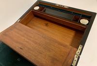 Antique Victorian Rosewood Abalone Mother of Pearl Inlaid Writing Slope Box (5 of 13) Antique Victorian Rosewood Abalone Mother of Pearl Inlaid Writing Slope Box (5 of 13)