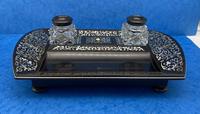 William IV Ebony Inlaid Inkstand (2 of 15) William IV Ebony Inlaid Inkstand (2 of 15)