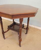 Antique Walnut Shaped Occasional Centre Table (4 of 6) Antique Walnut Shaped Occasional Centre Table (4 of 6)