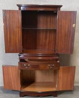 Mahogany Bow Front Cocktail Drinks Cabinet / Strongbow Furniture (4 of 10) Mahogany Bow Front Cocktail Drinks Cabinet / Strongbow Furniture (4 of 10)