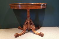 Fine Antique Burr Walnut Petal Shaped Card Table (4 of 6) Fine Antique Burr Walnut Petal Shaped Card Table (4 of 6)