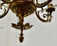 Gilded Brass 5 Branch Rococo Style Chandelier (4 of 8) Gilded Brass 5 Branch Rococo Style Chandelier (4 of 8)