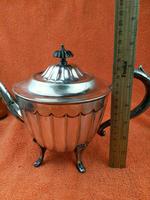 Antique Silver Plate Sheffield Teapot - Art Deco C1920 (3 of 11) Antique Silver Plate Sheffield Teapot - Art Deco C1920 (3 of 11)