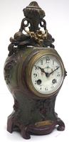Antique French 8-day Painted Mantel Clock – Floral Dial Striking Mantle Clock (2 of 10) Antique French 8-day Painted Mantel Clock – Floral Dial Striking Mantle Clock (2 of 10)