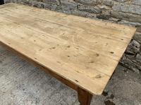 Large Antique Pine Farmhouse Table on Turned Legs (18 of 19) Large Antique Pine Farmhouse Table on Turned Legs (18 of 19)