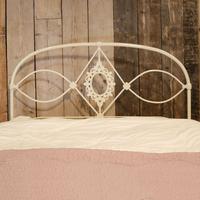Mid Victorian Cast Iron Antique Bed in Cream (6 of 7) Mid Victorian Cast Iron Antique Bed in Cream (6 of 7)