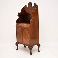 Antique Burr Walnut Open Bookcase Cabinet (4 of 8) Antique Burr Walnut Open Bookcase Cabinet (4 of 8)
