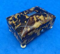 Georgian Pewter Inlaid Tortoiseshell Casket (6 of 15) Georgian Pewter Inlaid Tortoiseshell Casket (6 of 15)