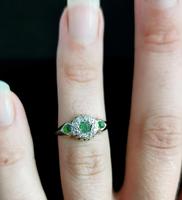 Antique Edwardian Peridot & Diamond Cluster Ring, 18ct Gold (13 of 13) Antique Edwardian Peridot & Diamond Cluster Ring, 18ct Gold (13 of 13)