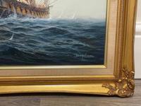 Seascape Oil Painting Naval Frigate Ships Napoleonic War Sea "Battle Trafalgar" (6 of 25) Seascape Oil Painting Naval Frigate Ships Napoleonic War Sea "Battle Trafalgar" (6 of 25)