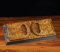 Fine Antique 19th Century Exotic Wood Book Slide by T. A Simpson