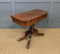 Regency Period Inlaid Rosewood Card Table (6 of 20) Regency Period Inlaid Rosewood Card Table (6 of 20)