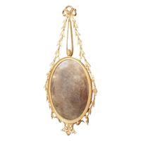 Antique Adam Style Giltwood Wall Mirror Antique Adam Style Giltwood Wall Mirror