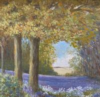 'Bluebells' Fine Original Vintage Miniature Landscape Acrylic on Board Painting (5 of 11) 'Bluebells' Fine Original Vintage Miniature Landscape Acrylic on Board Painting (5 of 11)