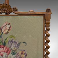 Antique Adjustable Fire Screen, Walnut, Needlepoint, Decorative, Pole, Regency (3 of 12) Antique Adjustable Fire Screen, Walnut, Needlepoint, Decorative, Pole, Regency (3 of 12)