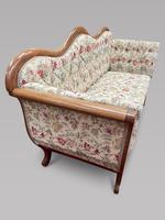 Attractive Biedermeier Walnut Framed Settee (2 of 5) Attractive Biedermeier Walnut Framed Settee (2 of 5)