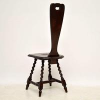 Antique Victorian Welsh Oak Spinning Chair (4 of 9) Antique Victorian Welsh Oak Spinning Chair (4 of 9)