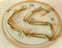 Antique Pocket Watch Chain 1890 Victorian Large Brass Fancy Albert With T Bar (5 of 11) Antique Pocket Watch Chain 1890 Victorian Large Brass Fancy Albert With T Bar (5 of 11)