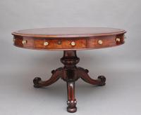 Superb quality 19th Century mahogany drum table (9 of 10) Superb quality 19th Century mahogany drum table (9 of 10)