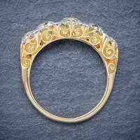 Antique Victorian Diamond Five Stone Ring 18ct Gold 3.09ct Diamonds c.1900 Cert (8 of 8) Antique Victorian Diamond Five Stone Ring 18ct Gold 3.09ct Diamonds c.1900 Cert (8 of 8)