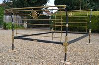 Rare Antique Victorian R.W Winfield 5ft King Size Brass & Iron Sleigh Bed (13 of 21) Rare Antique Victorian R.W Winfield 5ft King Size Brass & Iron Sleigh Bed (13 of 21)
