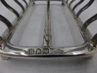 Good Quality Antique Silver Toast Rack London 1905 (2 of 5)