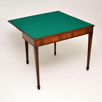 Antique Period Georgian Mahogany Card Table (2 of 8) Antique Period Georgian Mahogany Card Table (2 of 8)