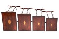 Fine Edwardian Inlaid Mahogany Nest of Quartetto Tables (5 of 6) Fine Edwardian Inlaid Mahogany Nest of Quartetto Tables (5 of 6)