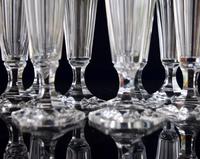 8 Val 8 Saint Lambert Champagne Flutes hexagonal foot (3 of 5) 8 Val 8 Saint Lambert Champagne Flutes hexagonal foot (3 of 5)