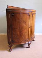 Figured Walnut Demi Lune Sideboard Side Cabinet (6 of 10) Figured Walnut Demi Lune Sideboard Side Cabinet (6 of 10)