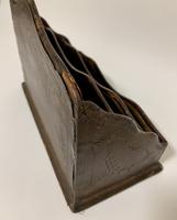 Antique Leather Desktop Letter Rack (7 of 11) Antique Leather Desktop Letter Rack (7 of 11)