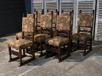 Set of 8 French Oak Dining Chairs (14 of 18) Set of 8 French Oak Dining Chairs (14 of 18)