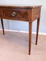 Antique Georgian Style Mahogany Two Drawer Side Table (6 of 7) Antique Georgian Style Mahogany Two Drawer Side Table (6 of 7)