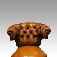 Victorian Leather Revolving Desk Chair (7 of 8) Victorian Leather Revolving Desk Chair (7 of 8)